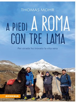 cover image of A piedi a Roma con tre lama